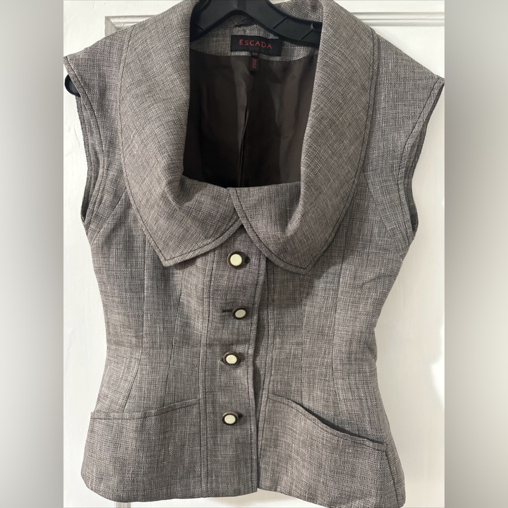 ESCADA vintage pants and vest set